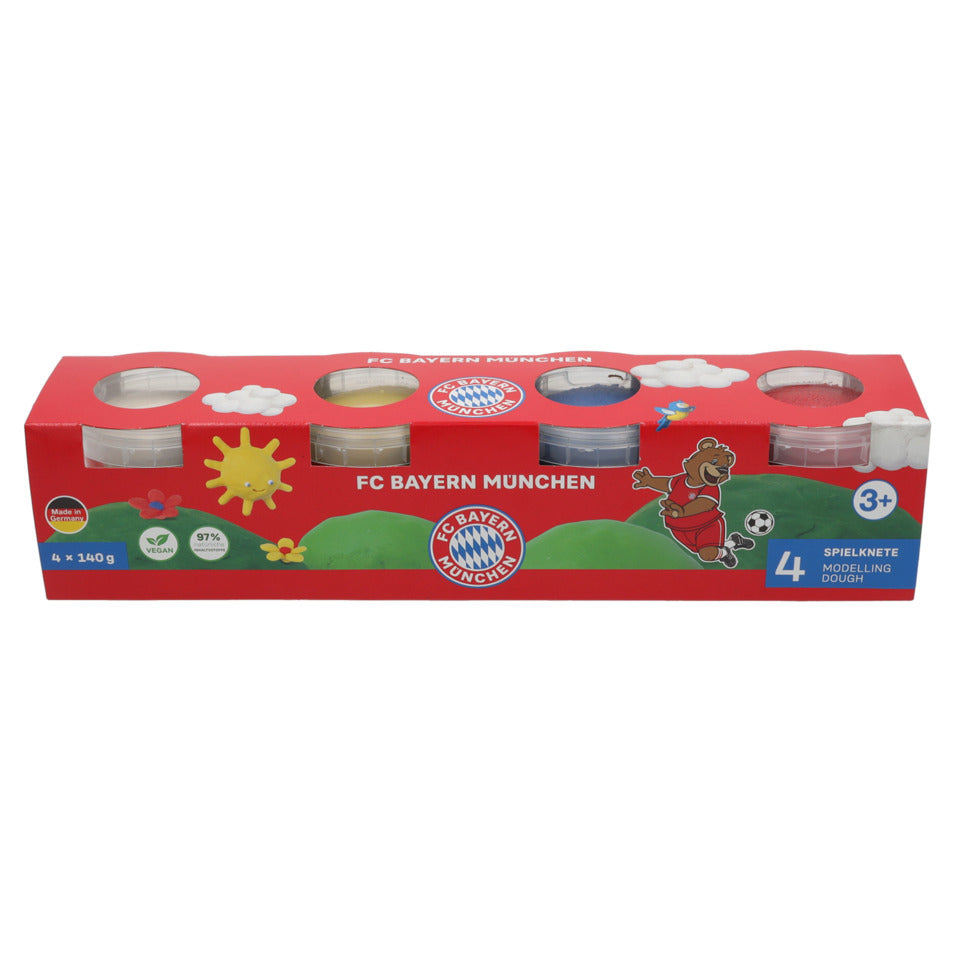 Spielknete, 4 x 140 g FC BAYERN 34537 FCBAYERN 34537