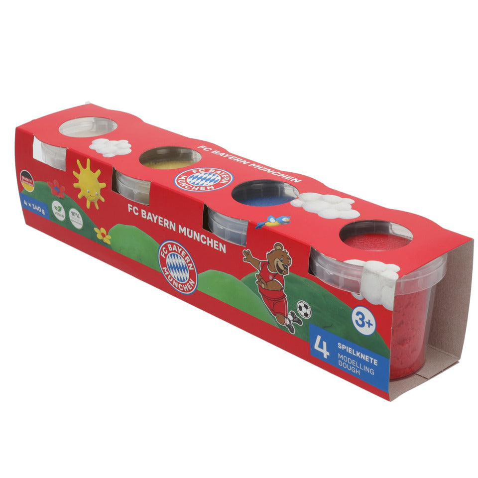 Spielknete, 4 x 140 g FC BAYERN 34537 FCBAYERN 34537