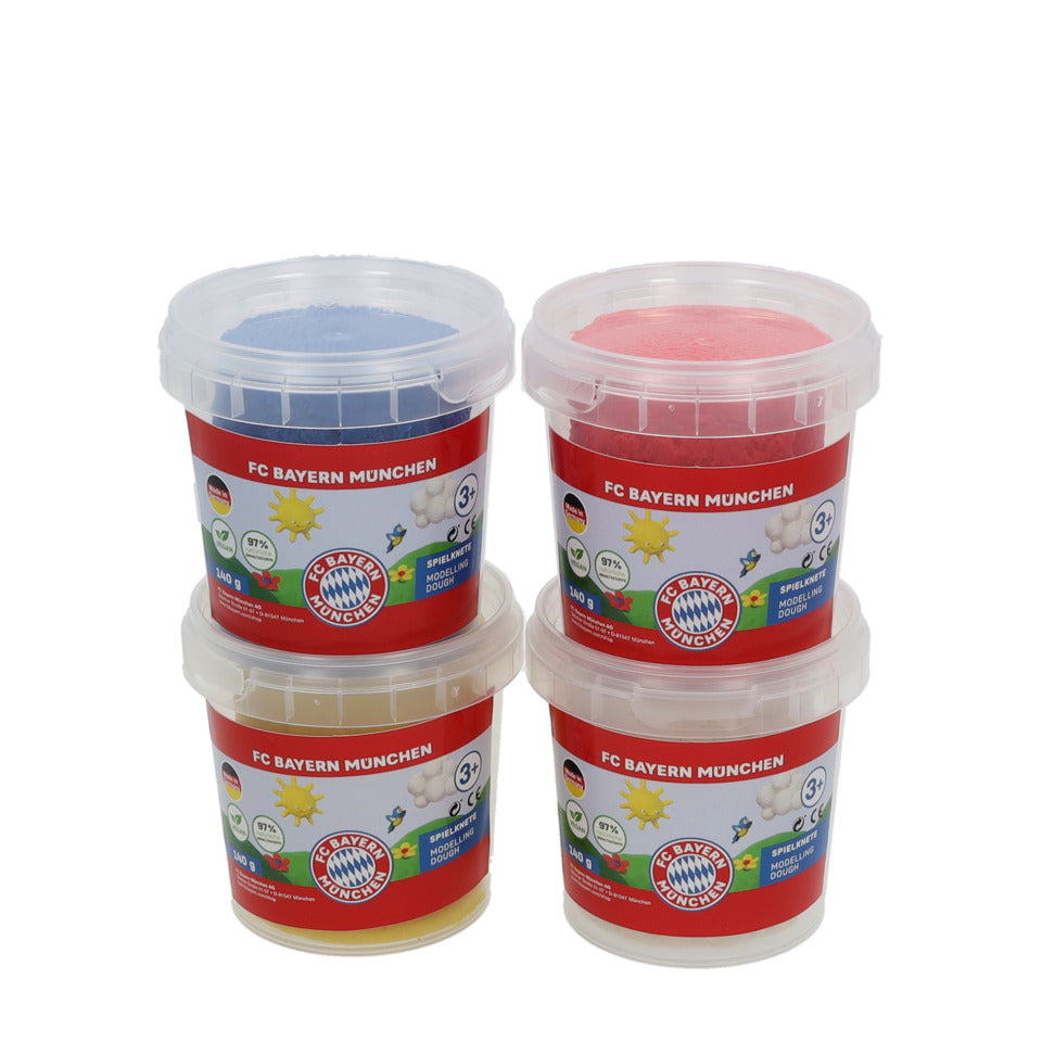Spielknete, 4 x 140 g FC BAYERN 34537 FCBAYERN 34537