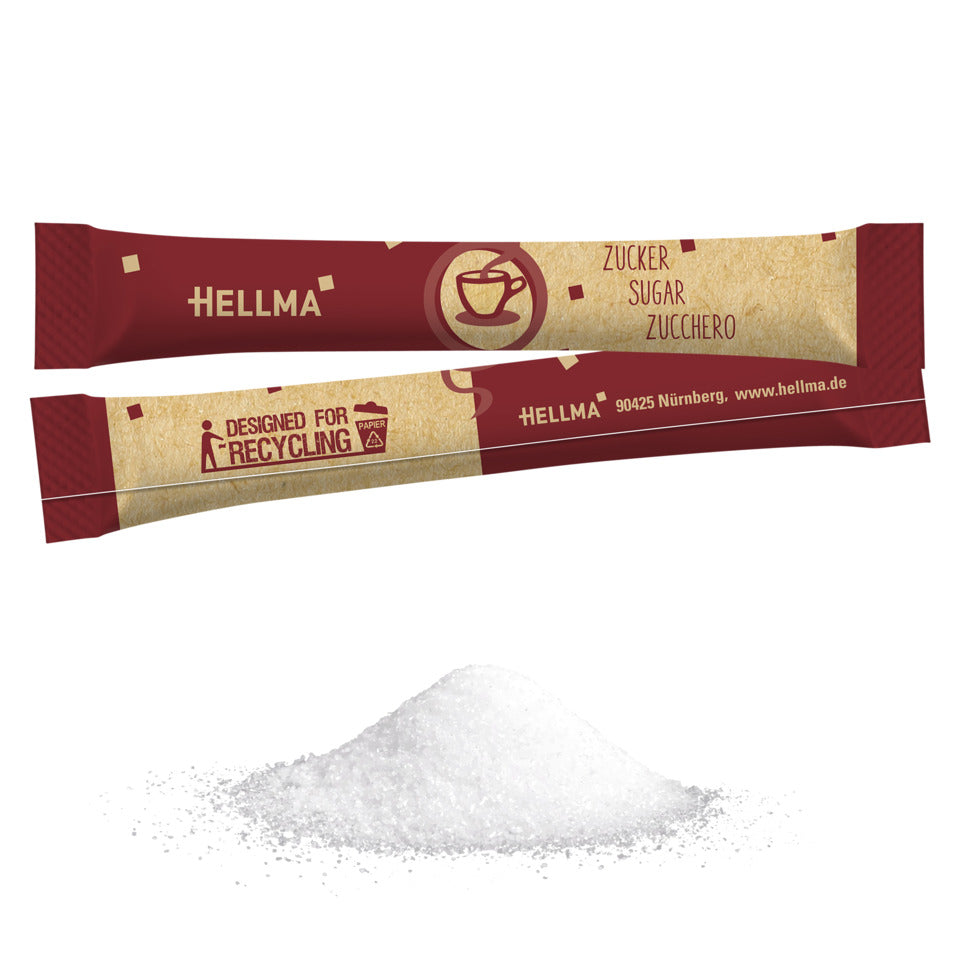 Zuckerstick, 100 x 4 g HELLMA 60000060