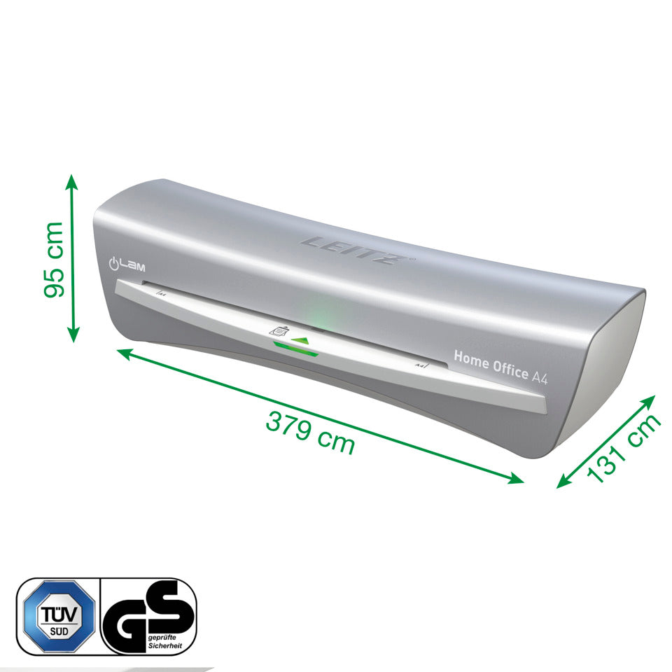 Laminator iLam HomeOffice, A4, grau LEITZ 73680089 LEITZ 7368-00-89