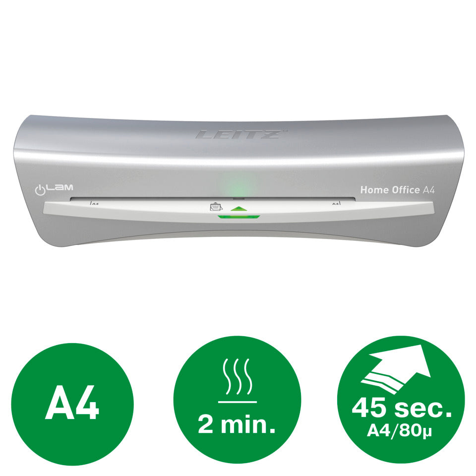 Laminator iLam HomeOffice, A4, grau LEITZ 73680089 LEITZ 7368-00-89