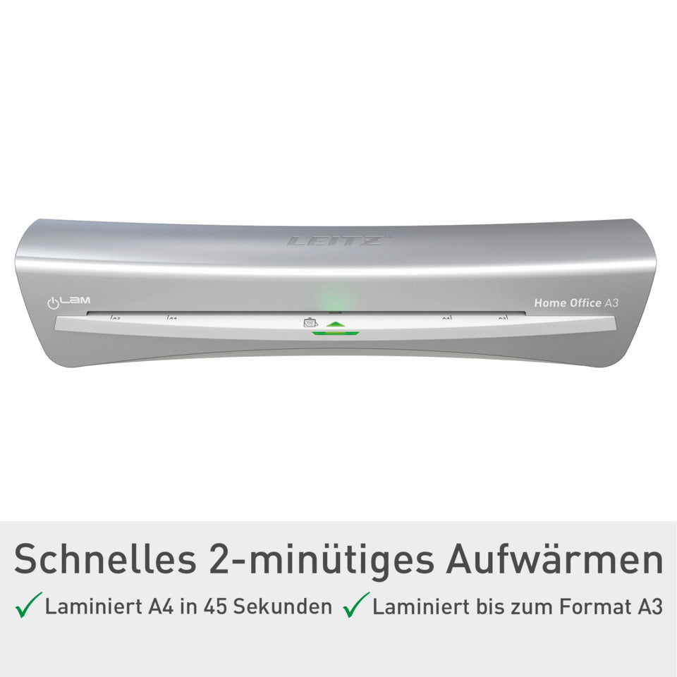 Laminator iLam HomeOffice, A3, grau LEITZ 7440-00-89