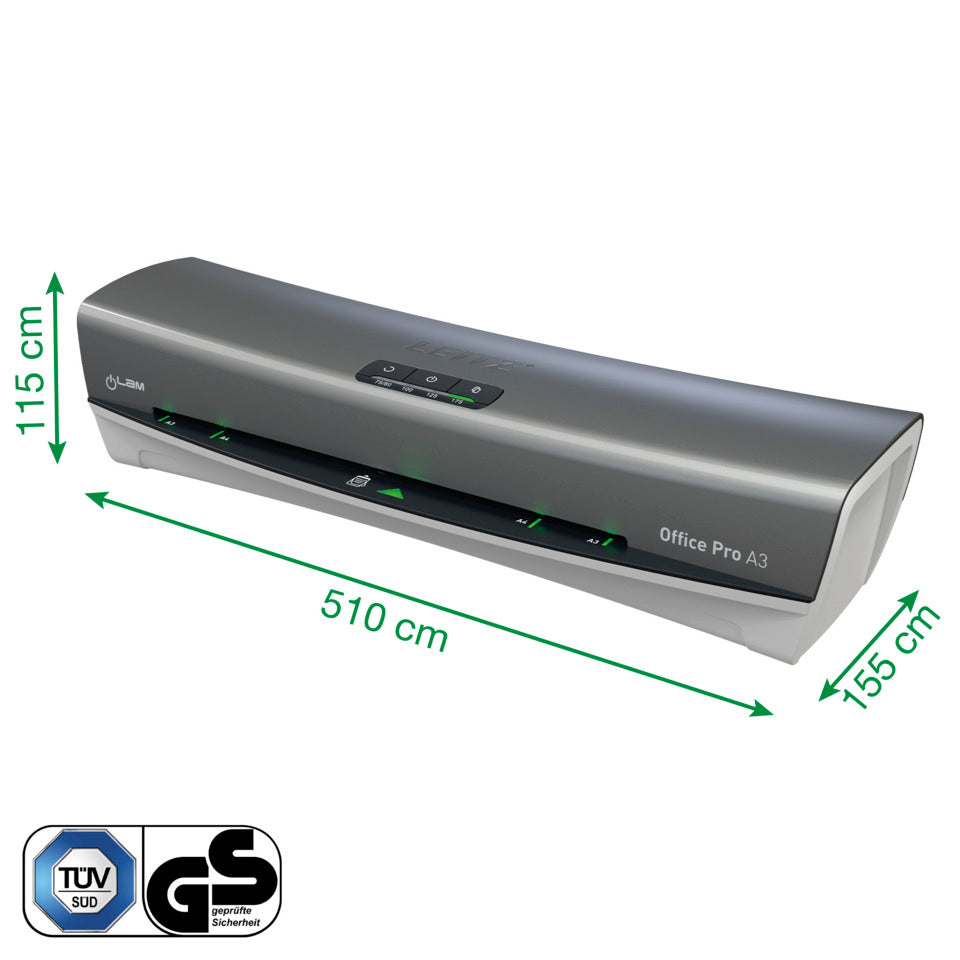 Laminator iLAM Office Pro A3, 80-175my, silber LEITZ 7518-00-84
