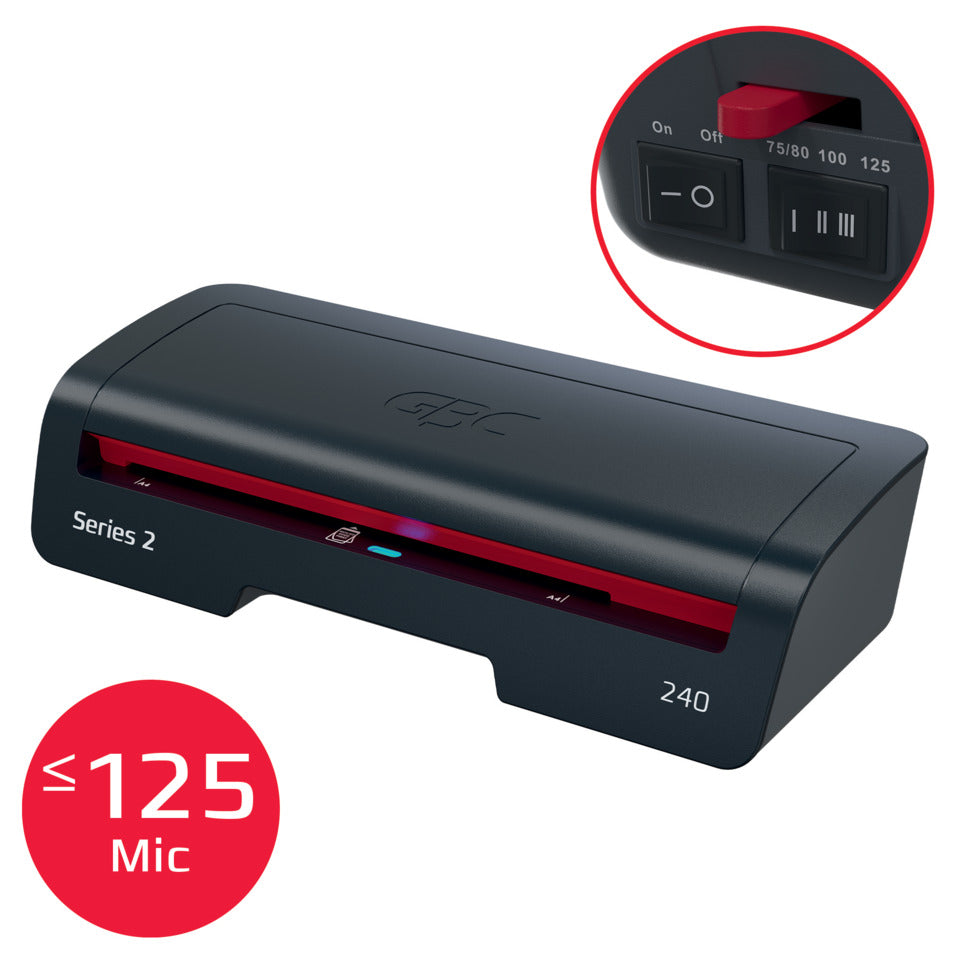 Laminator 240, A4, schwarz/rot GBC 4410068EU GBC 4410068EU Series 240