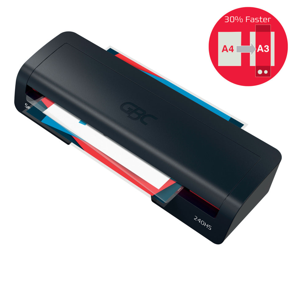 Laminator 240HS A3 schwarz/rot   HomeOffice GBC 4410069EU GBC 4410069EU Series 240HS