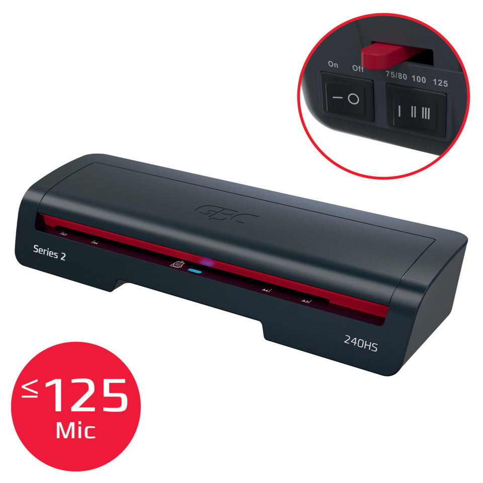 Laminator 240HS A3 schwarz/rot   HomeOffice GBC 4410069EU GBC 4410069EU Series 240HS