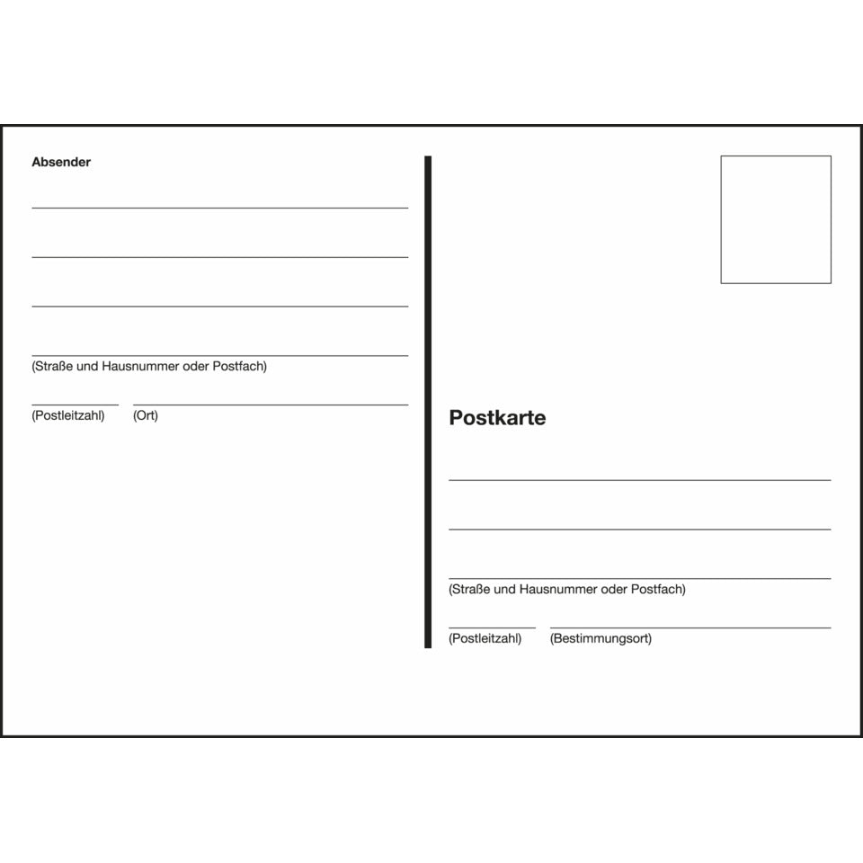 Postkarten, A6, 10 Blatt SIGEL PH610