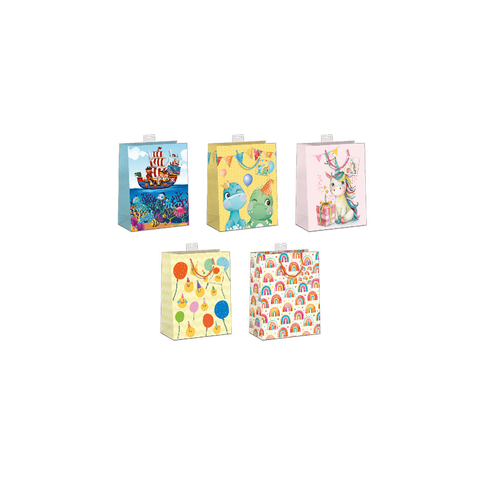Geschenktragetasche Kind, 23 x 18 x 10 cm, sortiert SKORPION 9975-2533-M 9975-2533-M  23x18x10cm
