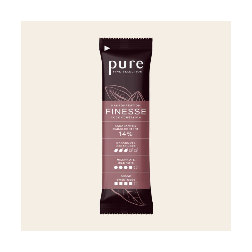 Kakao Getränkepulver Finesse Sticks, 75 x 25 g PURE 475947 PURE 475947 Sticks