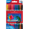 Faserschreiberetui Duo Glitzer, 10 Stück, sortiert FABER CASTELL 151107 FABER-CASTELL 151107 sortiert