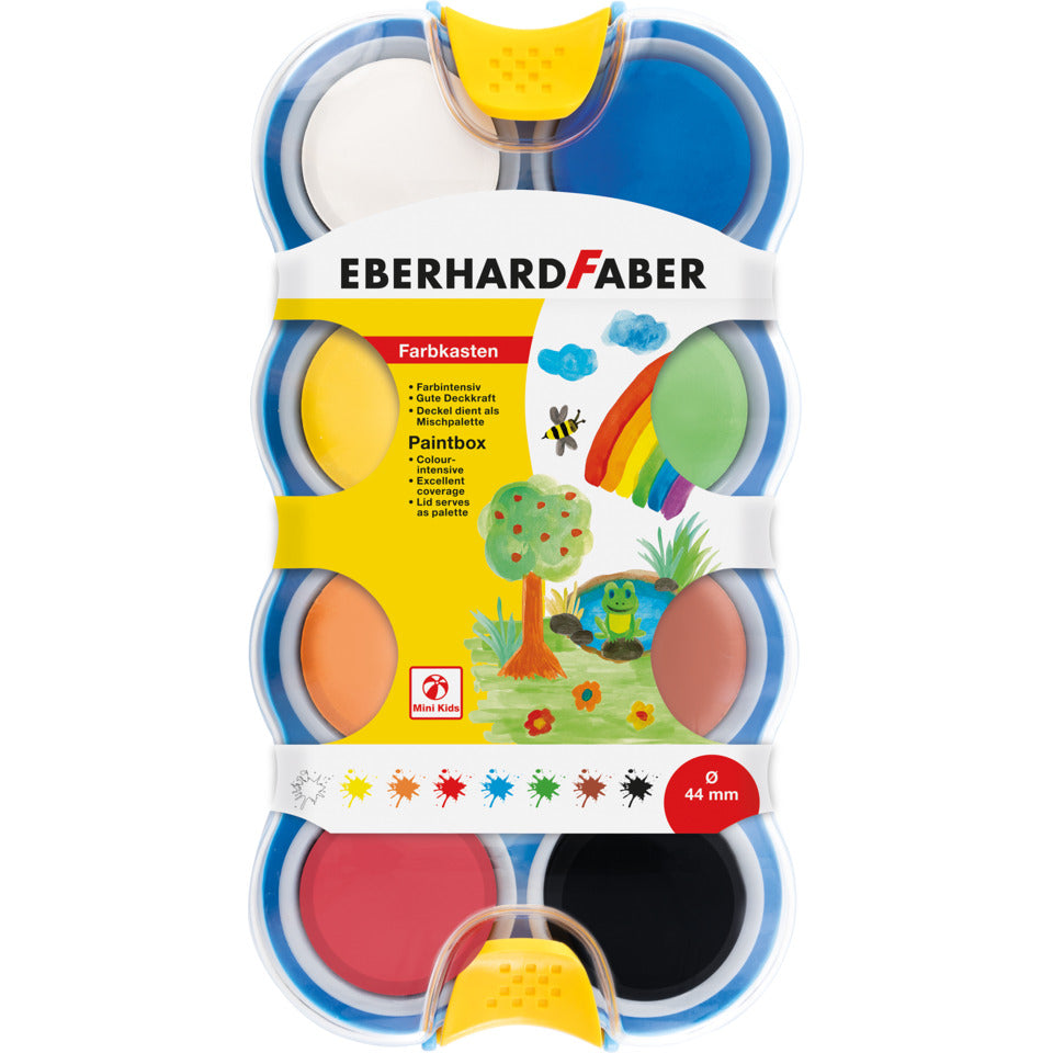 Farbkasten Mini Kids, 8 Stück, sortiert EBERHARD FABER 577009