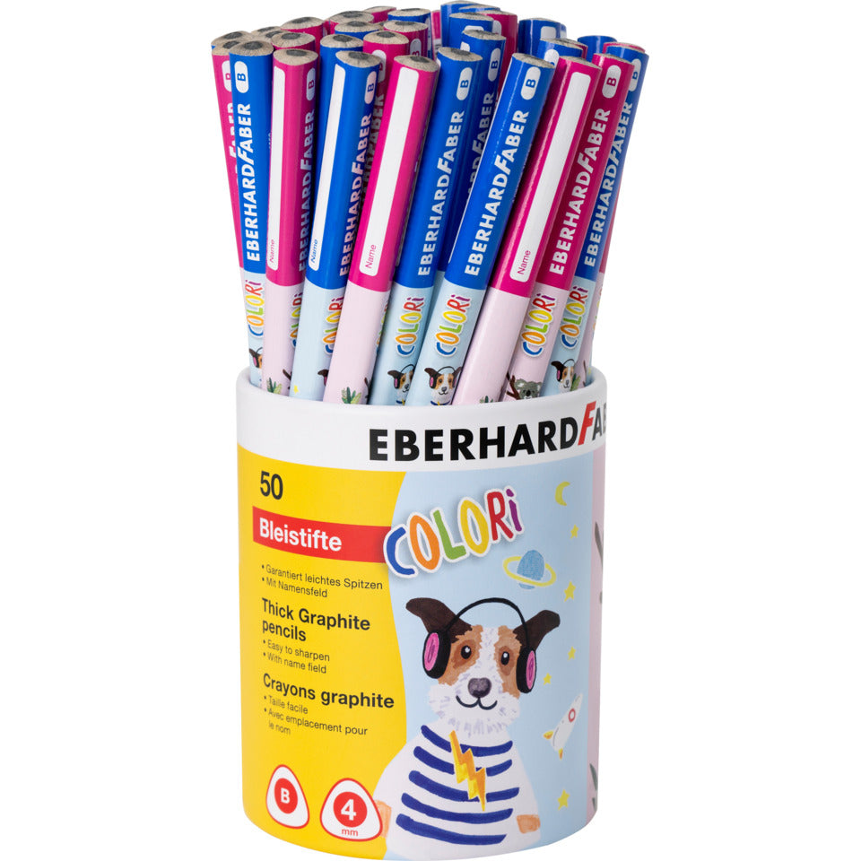 Schreiblernstift Colori, 50 Stück, sortiert EBERHARD FABER 510555 EBERHARD FABER 510555 im Display