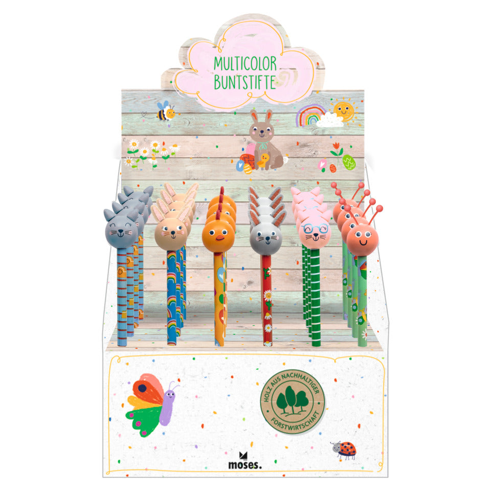Multicolor-Buntstift Frühlingsfreunde MOSES. 25559 MOSES 25559