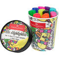 Textmarker Ice cream cup Superfluorescent, 1-5 mm, 10 Stück, sortiert FABER CASTELL 254695 FABER-CASTELL 254695 sortiert