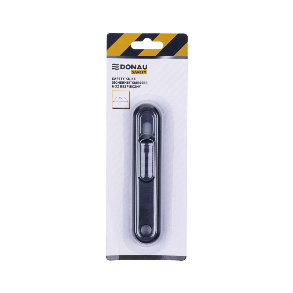 Cutter Sicherheits Trapezmesser, 18 mm, schwarz DONAU 15744931-05 DONAU 15744931-05 Safety