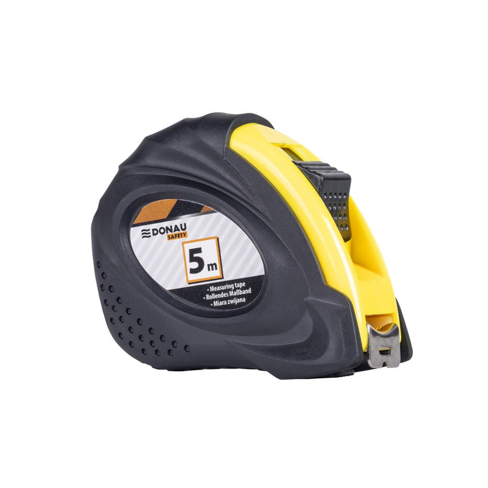 Rollmeter Metallband, 5 m, schwarz/gelb DONAU 18215351-99 DONAU 18215351-99 Safety