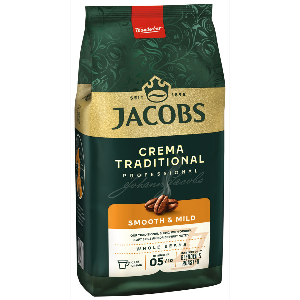 Kaffee Crema Traditional ganze Bohne, 1000 g JACOBS 4024340 JACOBS 4024340 ganze Bohne
