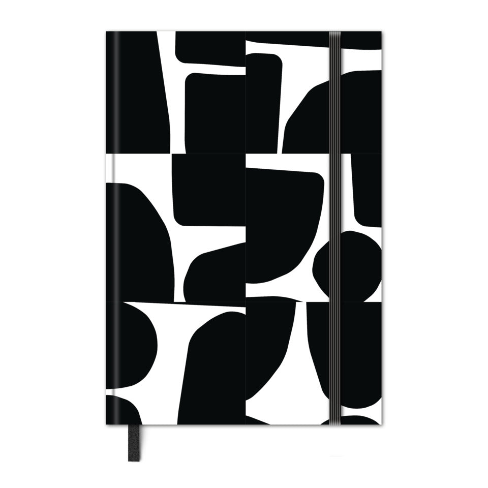 Notizbuch Recycling Black White, B5, 90 g/m², 80 Blatt, Hardcover, blanko URSUS Style RECYCLING 044053000 URSUS Style RECY 044053000 Hardcover