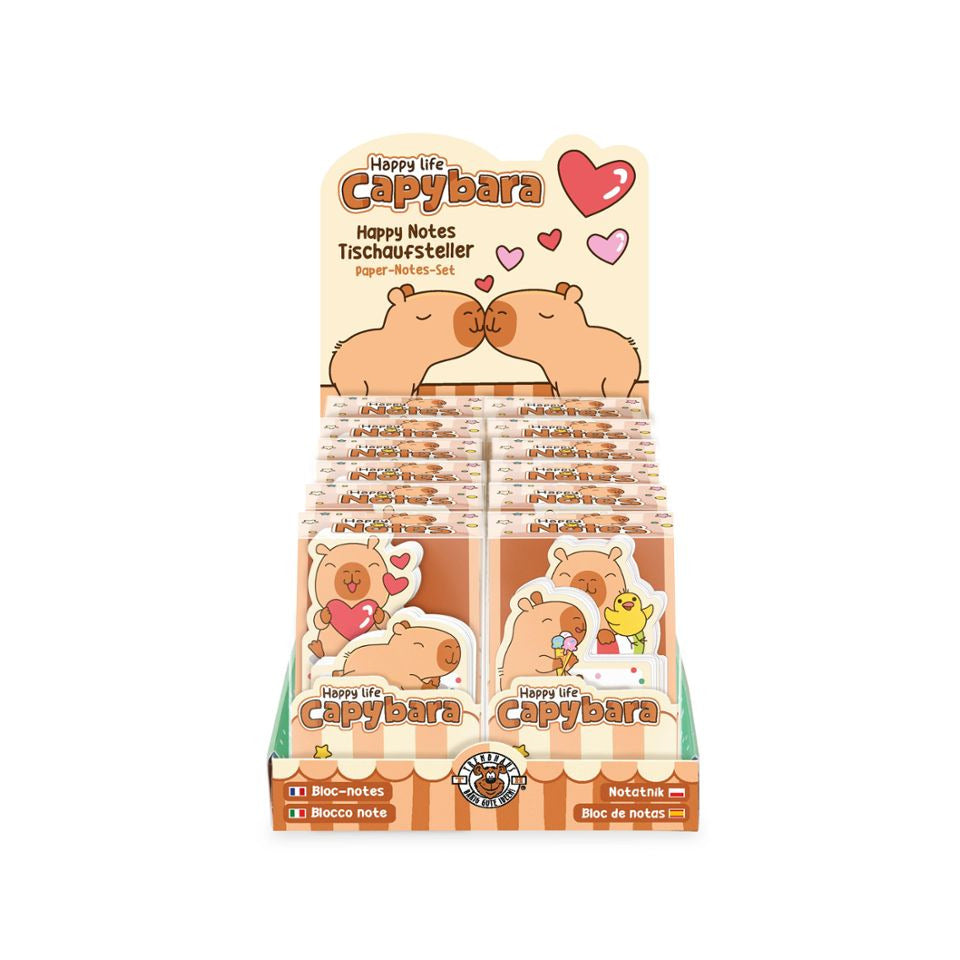 Haftnotiz Capybara Love, 2 Stück, sortiert TRENDHAUS 968647 TRENDHAUS 968647 Capybara Love