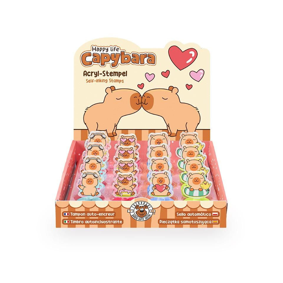 Kinderstempel Capybara selbstfärbend, sortiert TRENDHAUS 968586 TRENDHAUS 968586 selbstfäbend