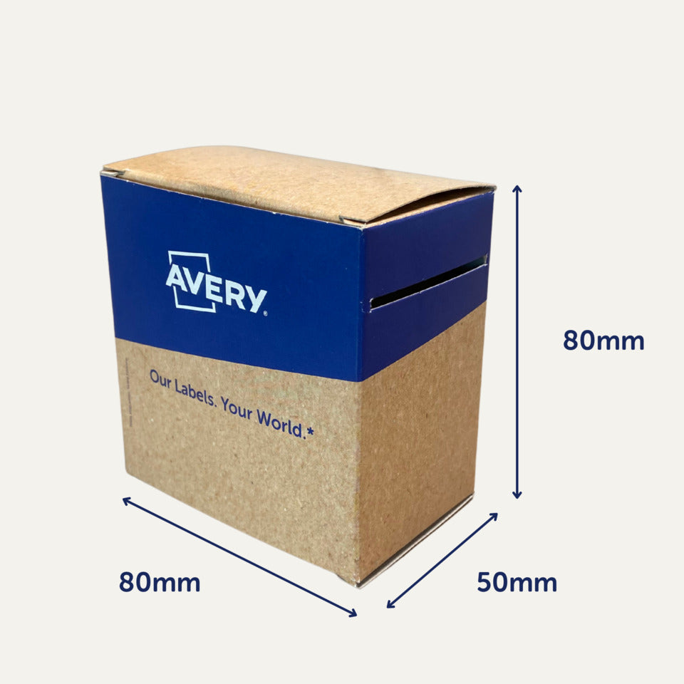 Rollenetiketten Mittwoch, 40 x 56 mm, 500 Stück, rot AVERY ZWECKFORM DLDWEDREV-500