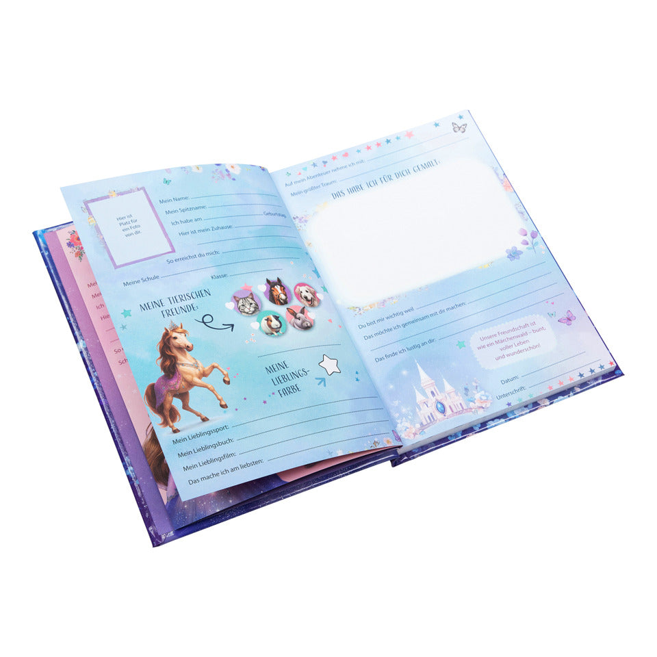 Freundebuch Prinzessin Sternenglanz, 15 x 21 cm GOLDBUCH 43 165 GOLDBUCH 43 165 15x21cm