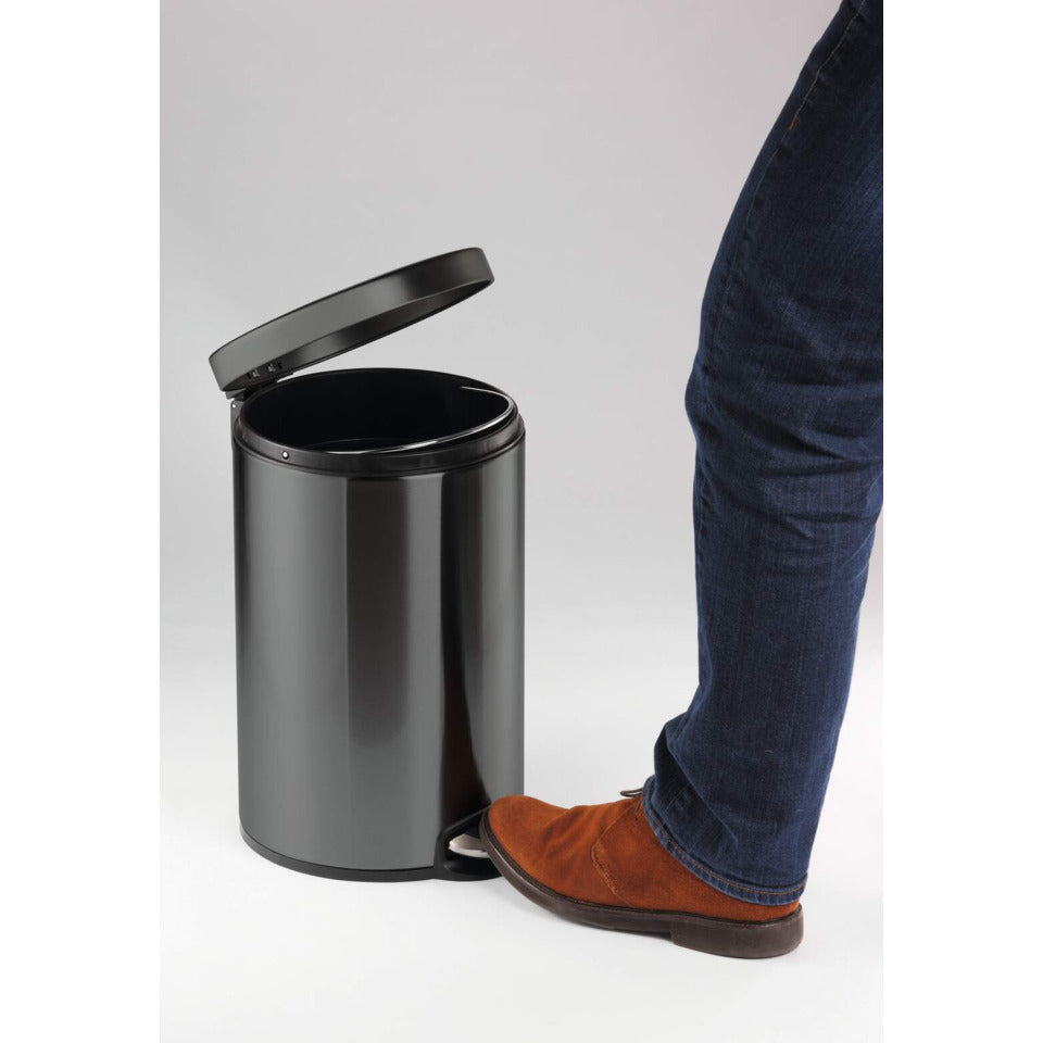 Treteimer rund, 5L, Edelstahl, anthrazit DURABLE 3410 58 DURABLE 3410 58 Metall