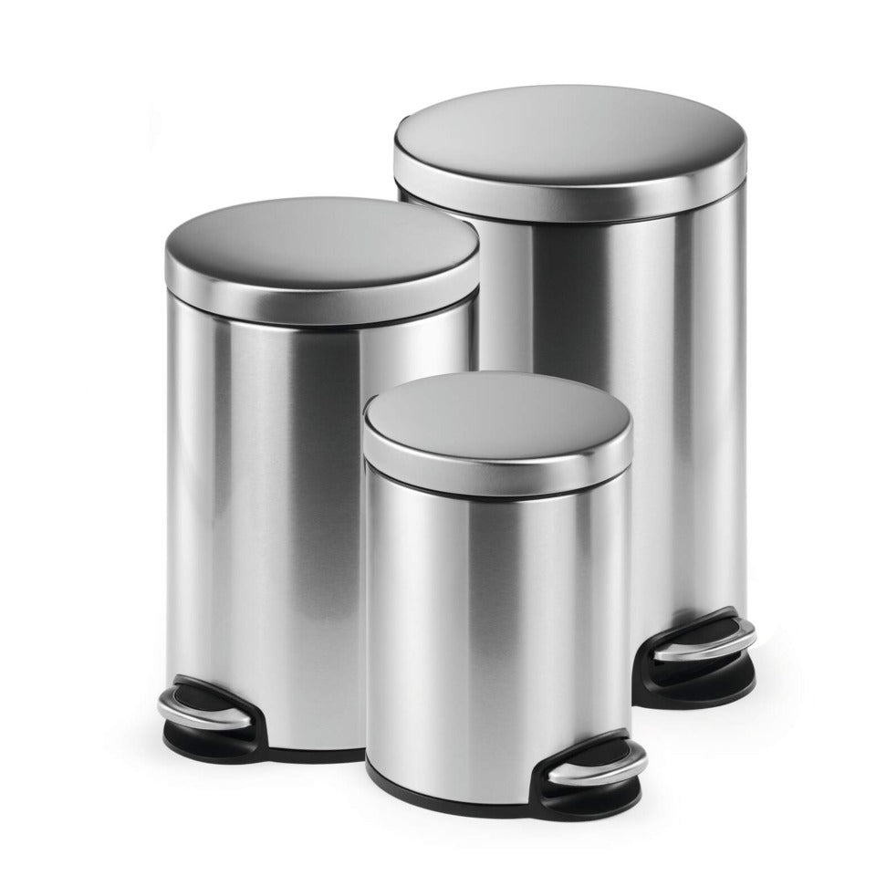 Treteimer rund, 20L, Edelstahl, metallic silber DURABLE 3402 23 DURABLE 3402 23 Edelstahl