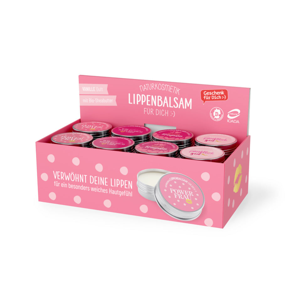Lippenbalsam Auf uns Mädels, 10g Dose, sortiert FÜR DICH 128710 FÜR DICH 128710 10g Dose