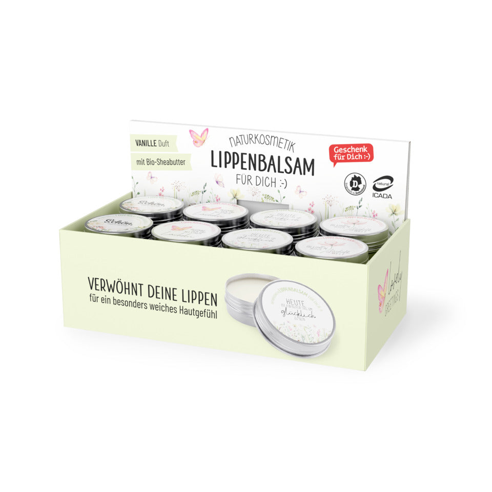 Lippenbalsam Lovely, 10g Dose, sortiert FÜR DICH 128590 FÜR DICH 128590 10g Dose