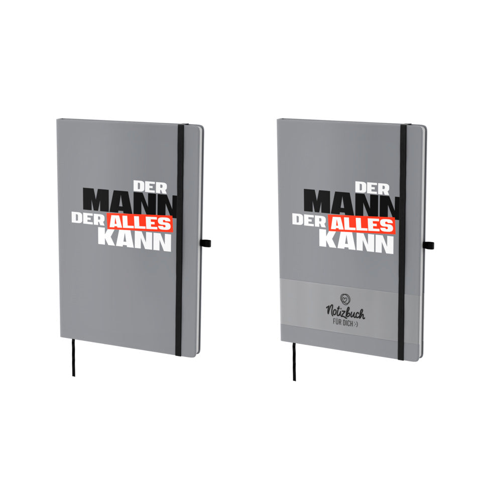Notizbuch Der Mann der alles kann, A5, 96 Blatt, liniert FÜR DICH 197302 FÜR DICH 197302 A5 liniert