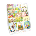 Osterkarte, 90er, sortiert EULZER 99-1391 99-1391 im Display inkl. Kartentreppe