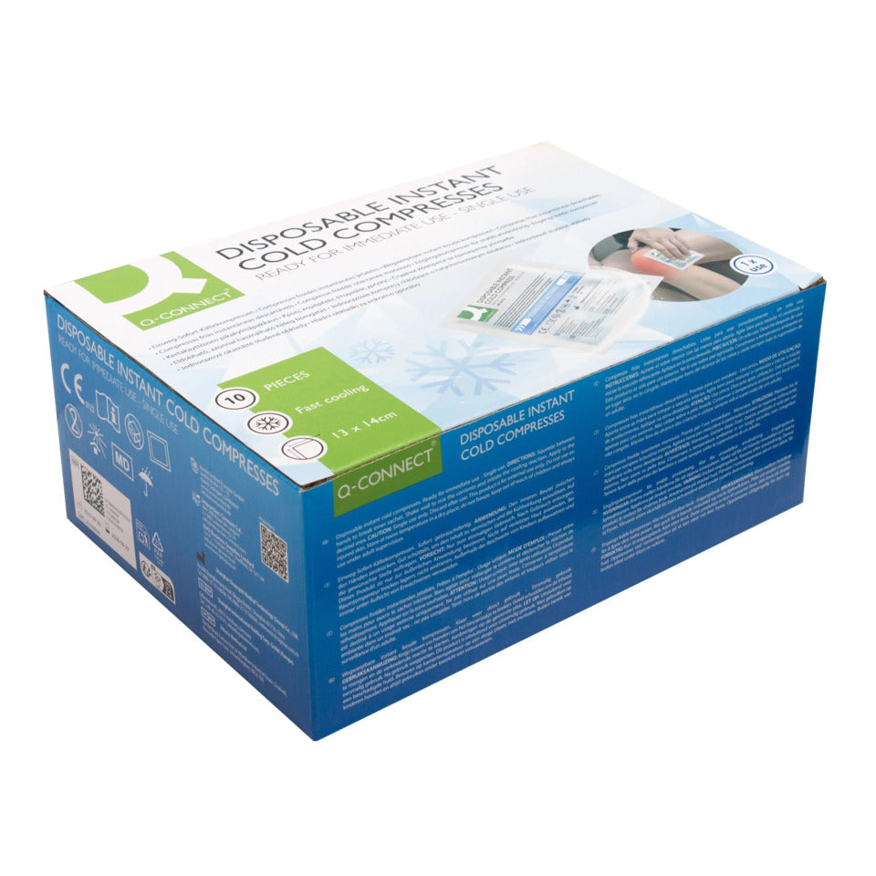 Kälte-Sofort-Kompresse  10 Stück Q-CONNECT KF19152 Q-CONNECT KF19152 P-10104 IA