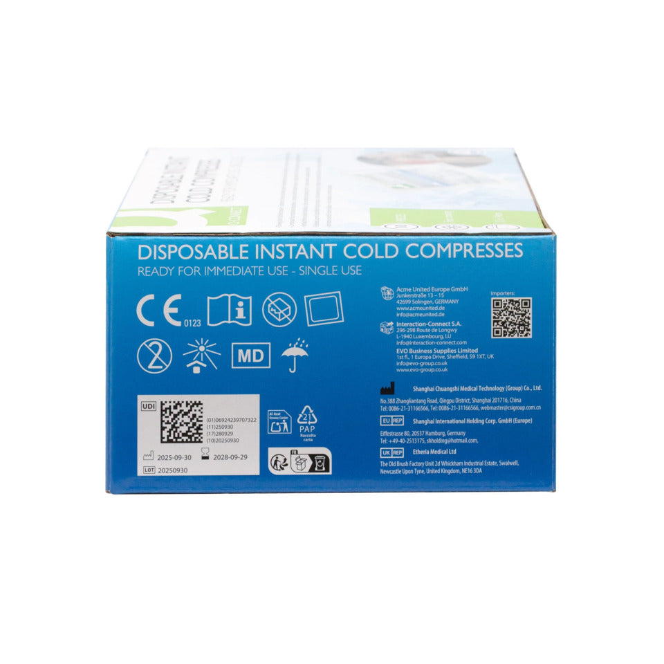 Kälte-Sofort-Kompresse  10 Stück Q-CONNECT KF19152 Q-CONNECT KF19152 P-10104 IA