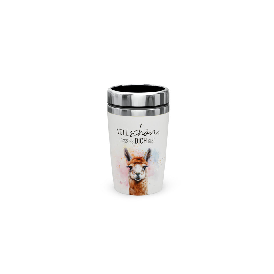 Thermobecher Lucky Friends Lama - Voll schön, dass es dich gibt, 240 ml FÜR DICH 388806 FÜR DICH 388806 240ml