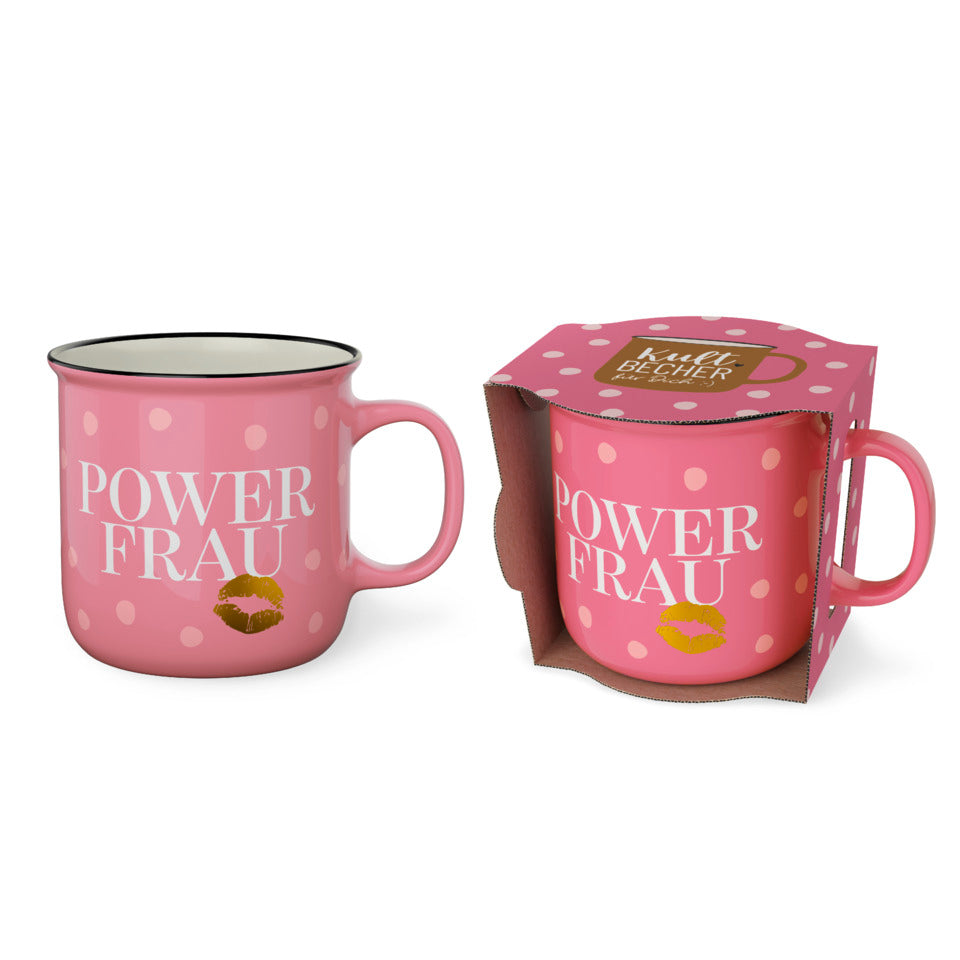 Kultbecher Auf uns Mädels - Powerfrau, 250ml FÜR DICH 904712 FÜR DICH 904712 250ml