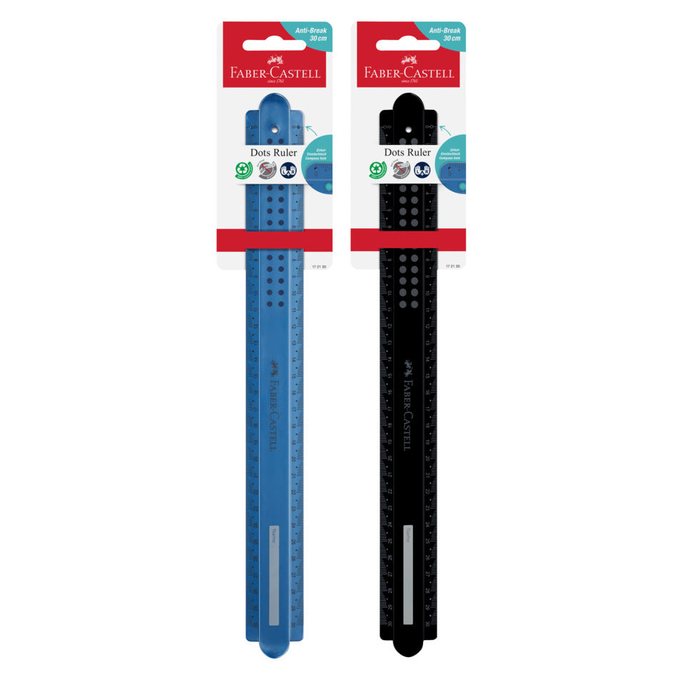 Lineal Dots, 30cm, sortiert FABER CASTELL 172130 FABER-CASTELL 172130
