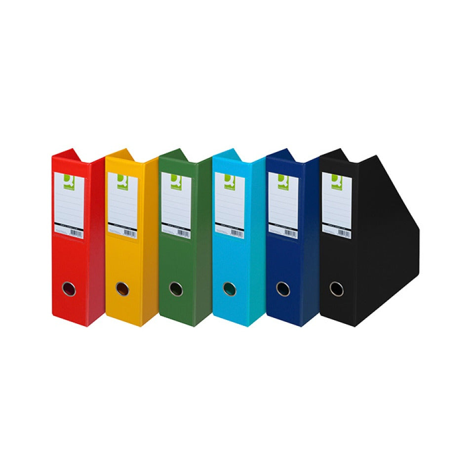 Stehsammler, A4, 76mm, hellblau Q-CONNECT KF16209 Q-CONNECT KF16209 PVC