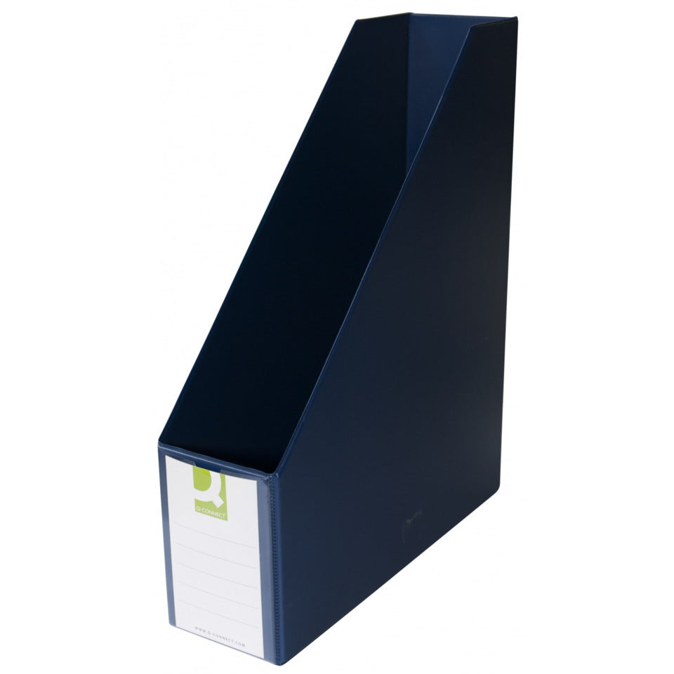 Stehsammler, A4, 76mm, dunkelblau Q-CONNECT KF16213 Q-CONNECT KF16213 PVC