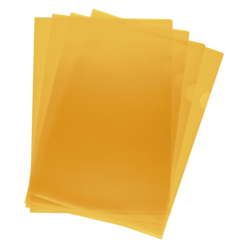 Sichthülle, A4, 100 Stück, gelb Q-CONNECT KF00308 Q-CONNECT KF00308 10081069 0,12mm