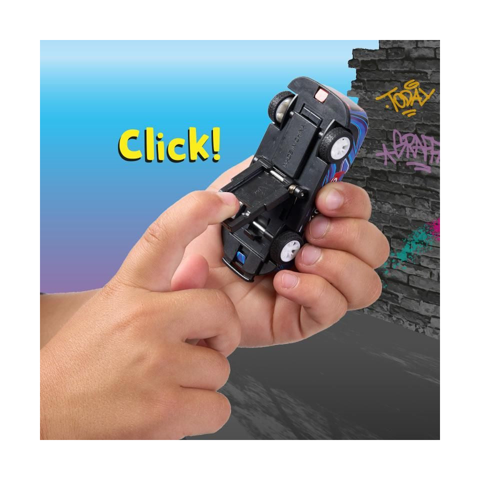 Miniauto Stunt-Car 2er-Set mit Rückzug & Backflip-Funktion, sortiert TRENDHAUS 967398 TRENDHAUS 967398 Speed Action
