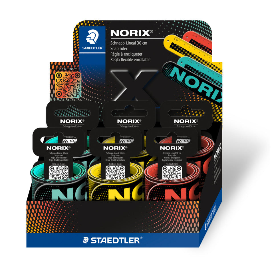 Schnapp-Lineal Noris, 30 cm, Plastik, sortiert STAEDLER 565 30 STAEDTLER 565 30 im Display