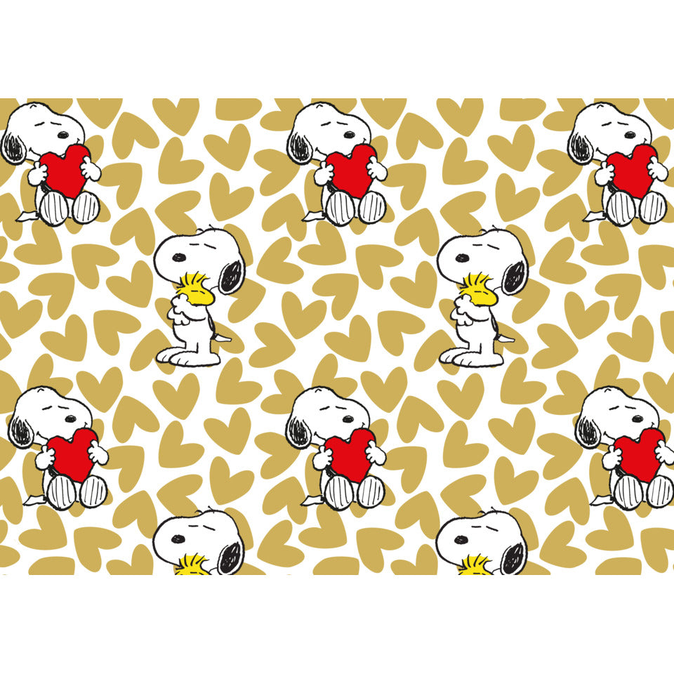 Fantasie Offset Snoopy, 2 m x 70 cm, gold BRAUN + COMPANY 1366-26416 BRAUN + COMPANY 1366-26416 2m x 70cm