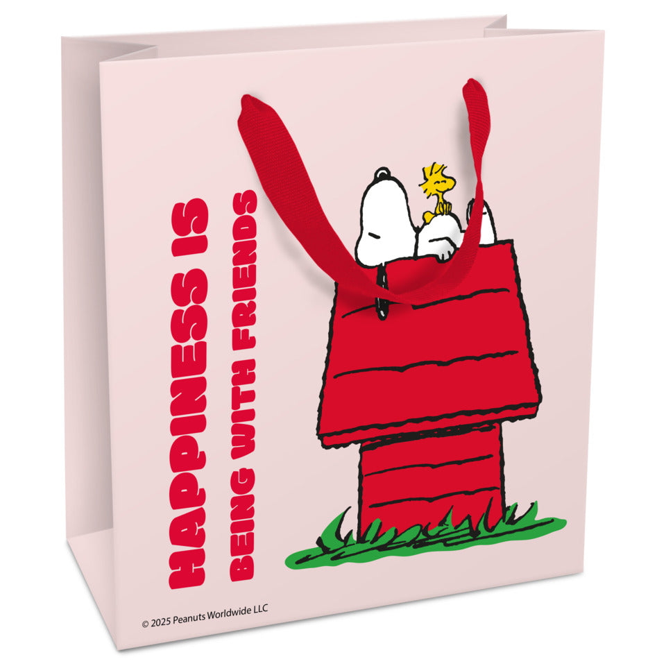 Geschenktragetasche Snoopy, 21 x 18 x 8 cm, rosa BRAUN + COMPANY 1568-26117 BRAUN + COMPANY 1568-26117 21x18x8cm