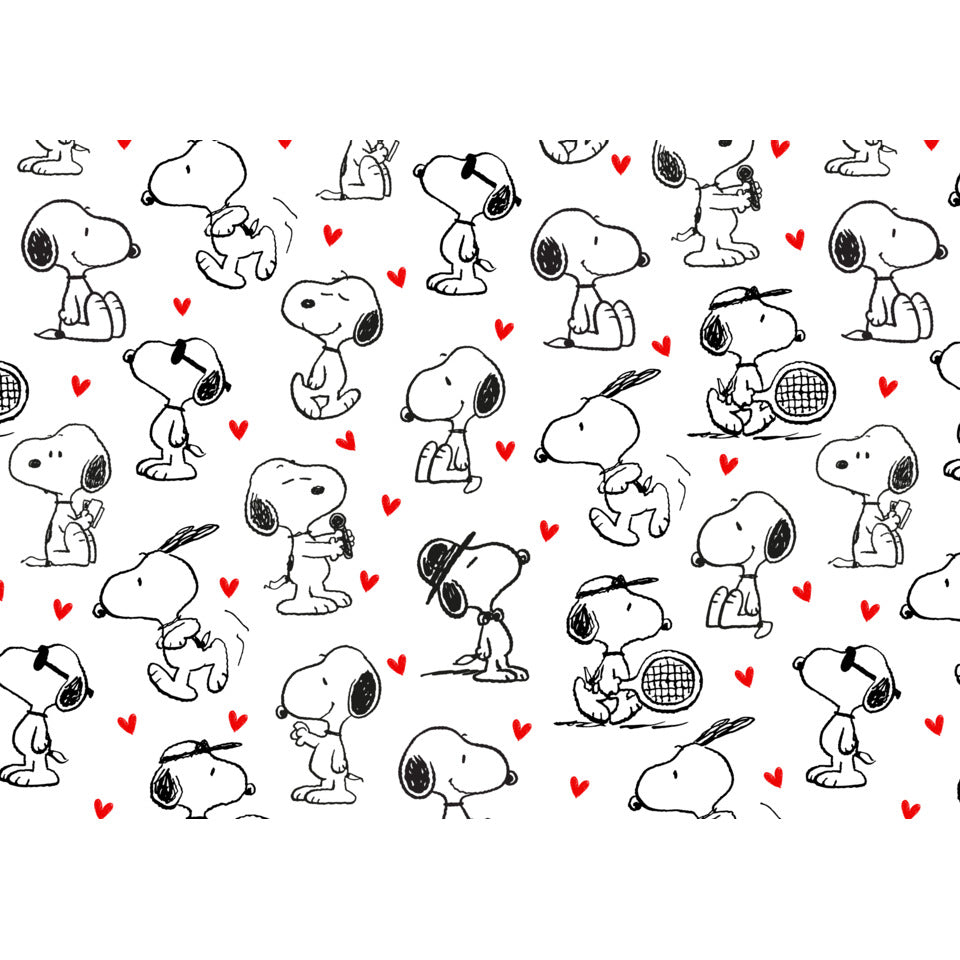 Fantasie Offset Snoopy, 2 m x 70 cm, weiß BRAUN + COMPANY 1366-26417 BRAUN + COMPANY 1366-26417 2m x 70cm