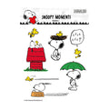 Sticker Snoopy Happy Day, 21 x 29,7 cm, weiß/bunt BRAUN + COMPANY 2609-26418 BRAUN + COMPANY 2609-26418 Jumbo