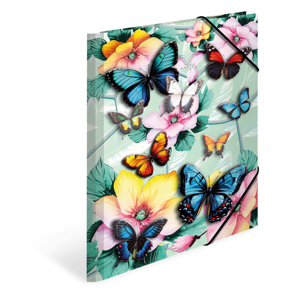 Sammelmappe Schmetterlinge, A4, Karton HERMA 20192