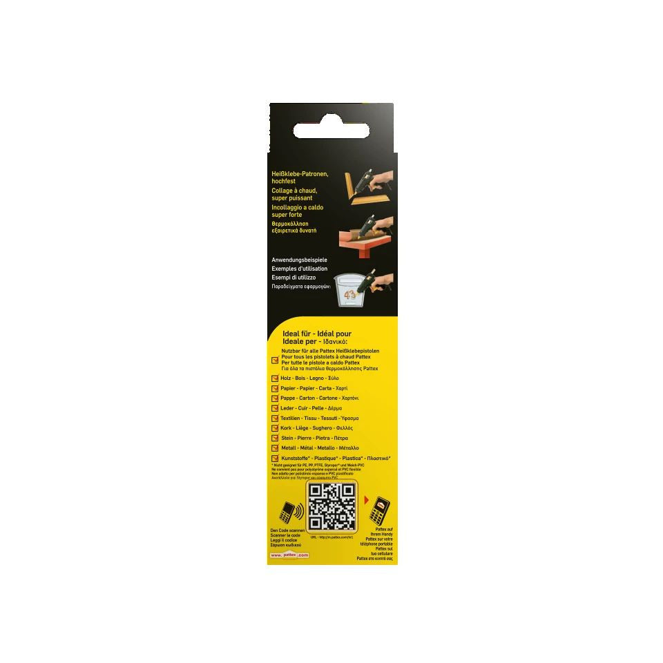 Klebepatrone, 10 Stück, transparent PATTEX 9H PMHHS HENKEL 9H PMHHS 10St HotSticks