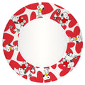 Motivteller Snoopy Love, Ø 23 cm, 10 Stück, rosa/weiß BRAUN + COMPANY 3700-26113 BRAUN + COMPANY 3700-26113 D23cm